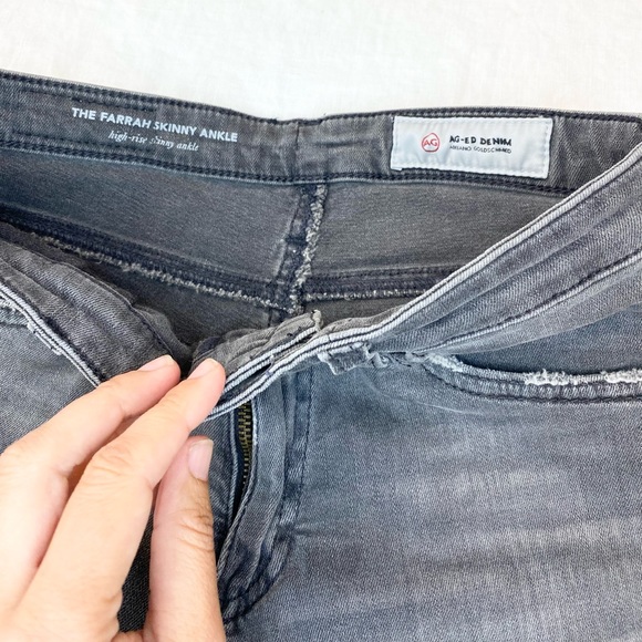 AG Adriano Goldschmied The Farrah Skinny Ankle Fray - Picture 10 of 11